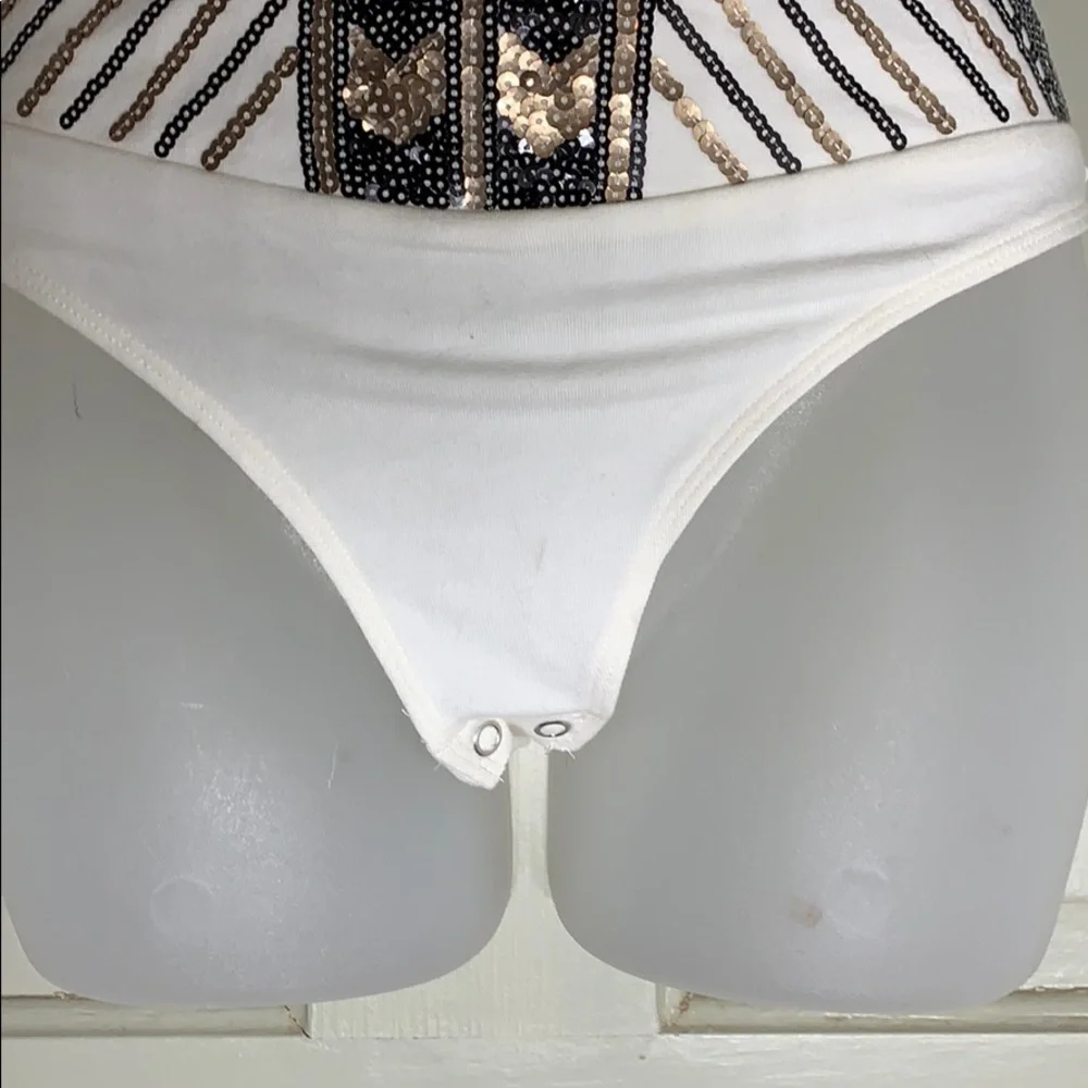 Express Sequined Body Suit - Picture 3 of 10